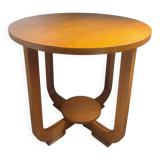 Art Deco oak coffee table from the 40s and 50s