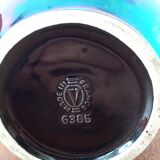 Verceram vase in two-tone ceramic