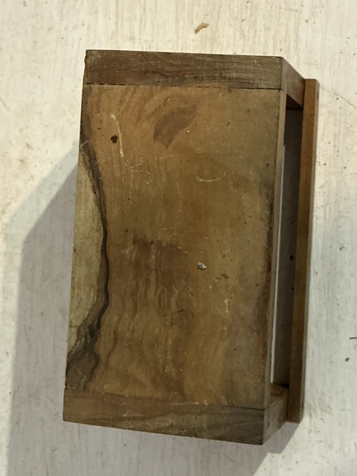 Brutalist condiment service in wood – Mid-Century 1950s