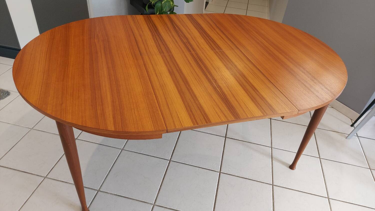 Scandinavian extendable table, vintage teak, 1970s