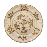 Plate décor Vieux Moustiers