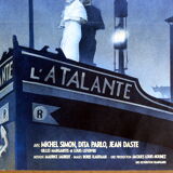 Original cinema poster "The Atalante" Michel Simon