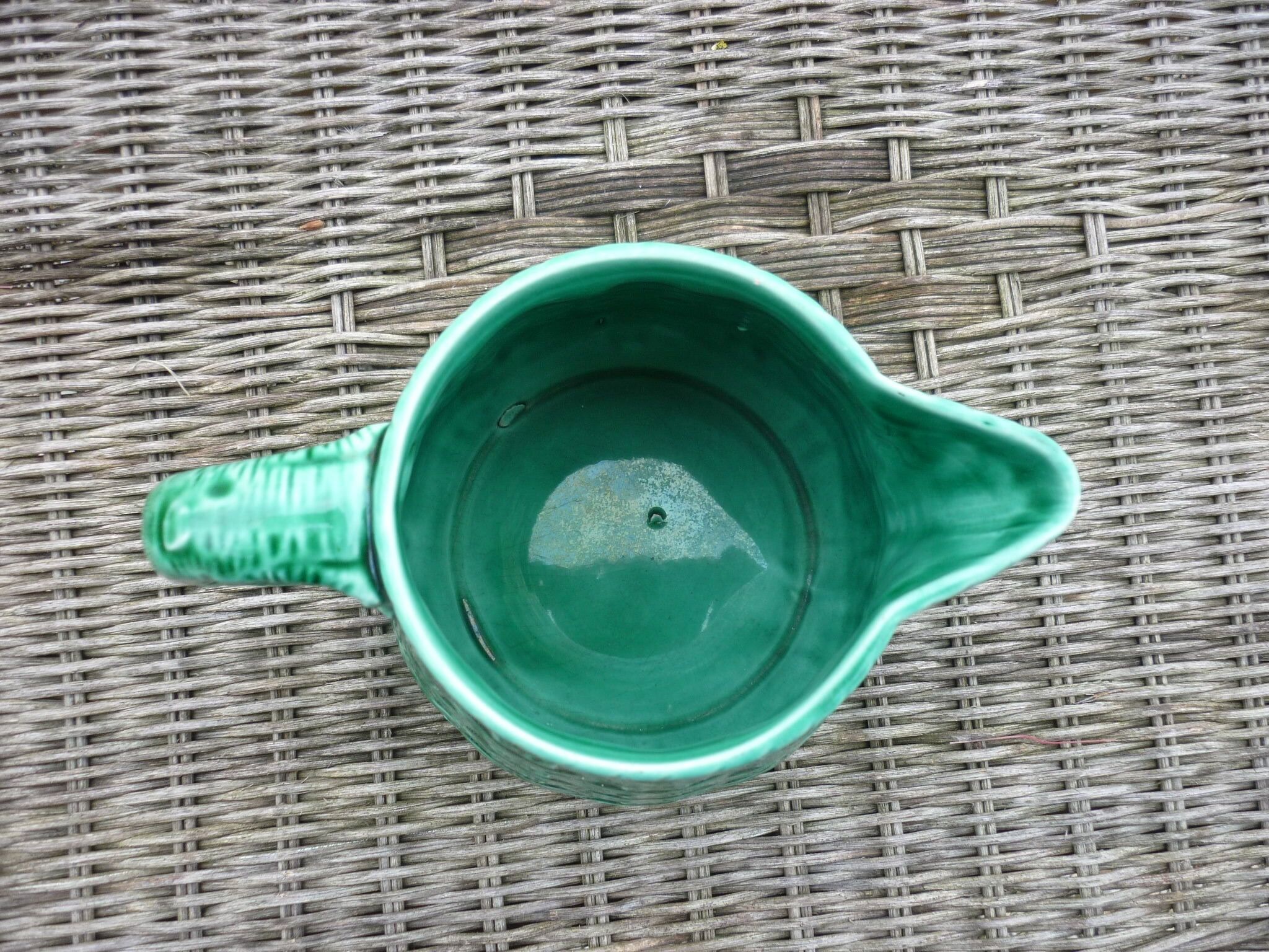 Pitcher in dabbling from Sarreguemines