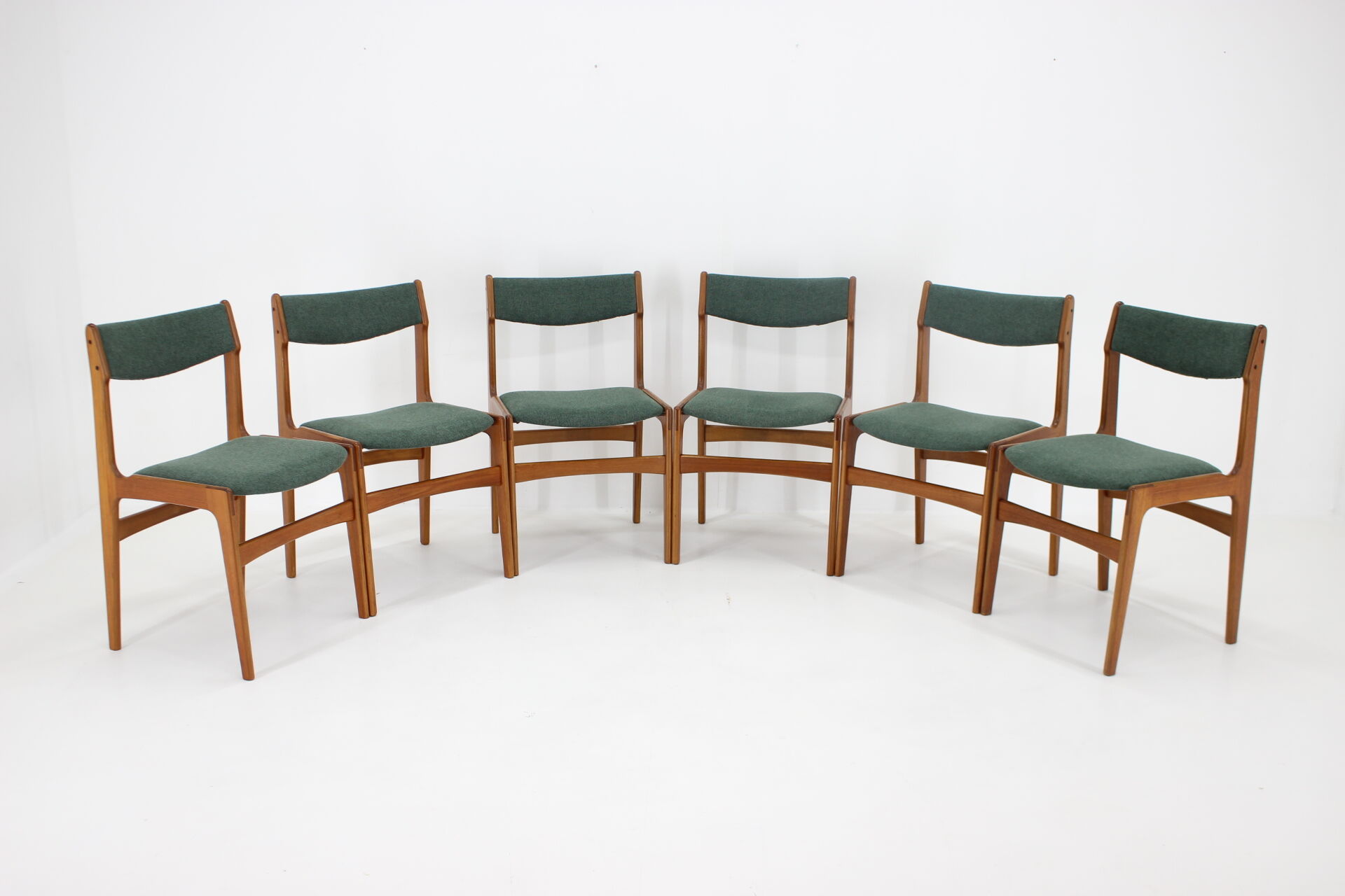 1960s Set of Six Teak Dining Chairs, Denmark