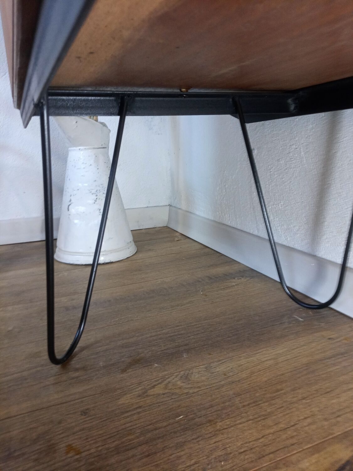 Scandinavian sideboard Fristho teak and metal