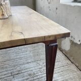 Solid oak farmhouse table 185cm