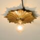 1960s Space Age Star Design Wall or Ceiling Lamps in Bronze