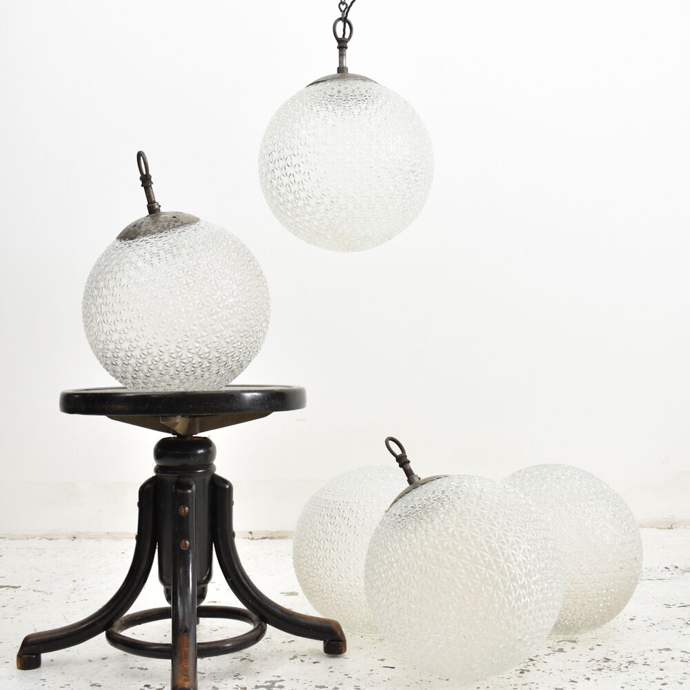 Czech antique glass suspension