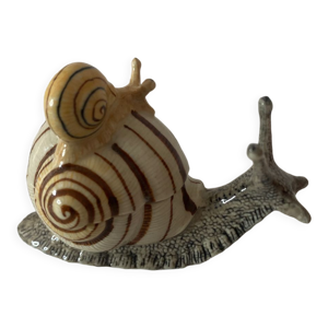 Figurine en porcelaine escargot