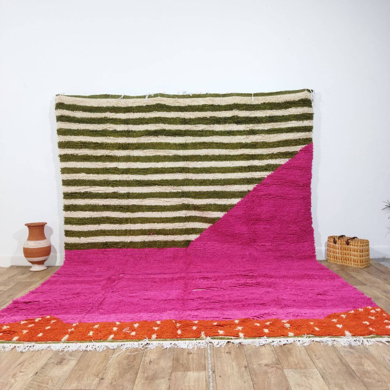 Handmade moroccan berber rug 363 x 270 cm