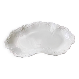 Large Limoges porcelain serving dish 24.5 x 39.5 cm