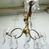 3-light bronze chandelier
