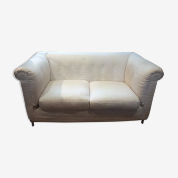 Vintage sofa 2 places zanotta, mod. losanna, 1988