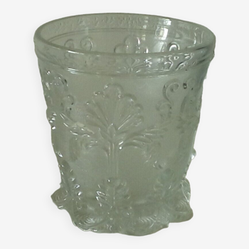 Vase à violette en cristal taillé époque Charles X 19ème