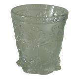 Violet vase in cut crystal Charles X period 19th