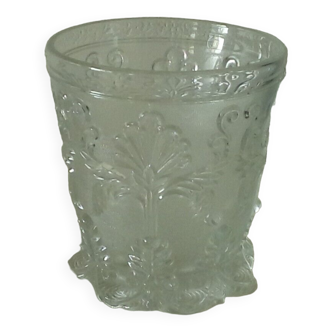 Vase à violette en cristal taillé époque Charles X 19ème