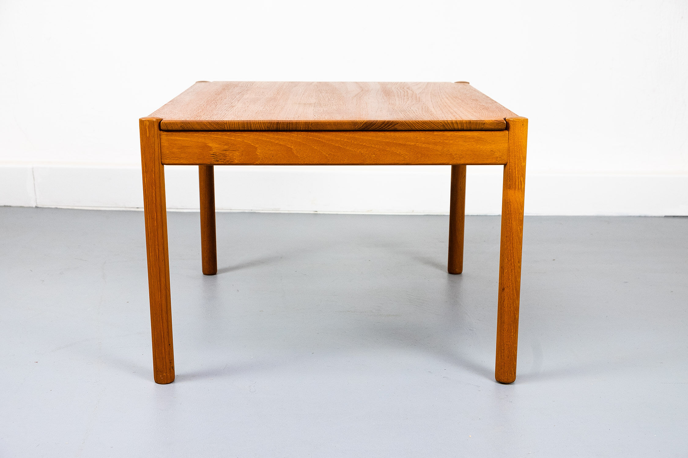Solid teak coffee table by Kai Kristiansen for Magnus Olesen, 1960s