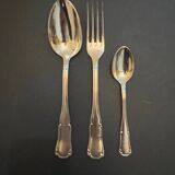 Ercuis silver plated cutlery set (38 pieces)