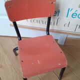 Small vintage school table and its little chair