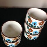 Series of 5 vintage cups