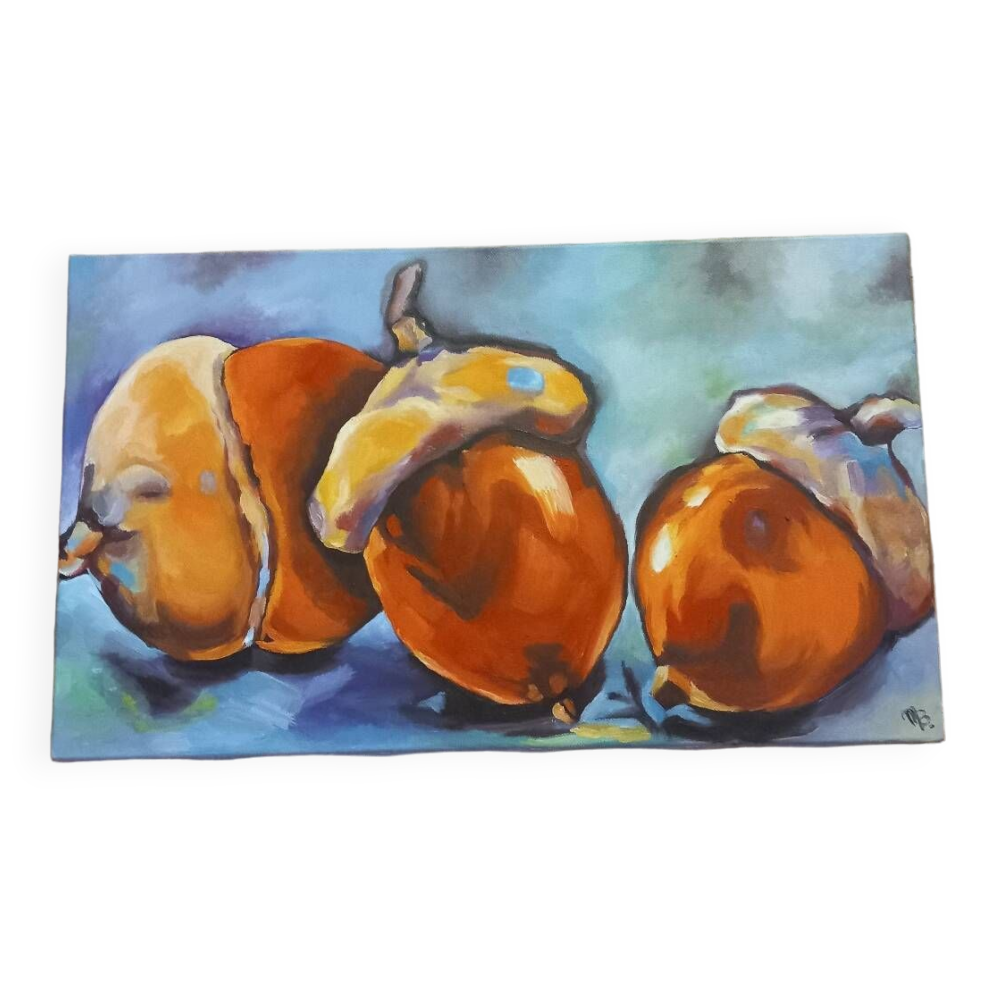 Oil painting "Acorns"