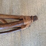 Rattan rocking horse