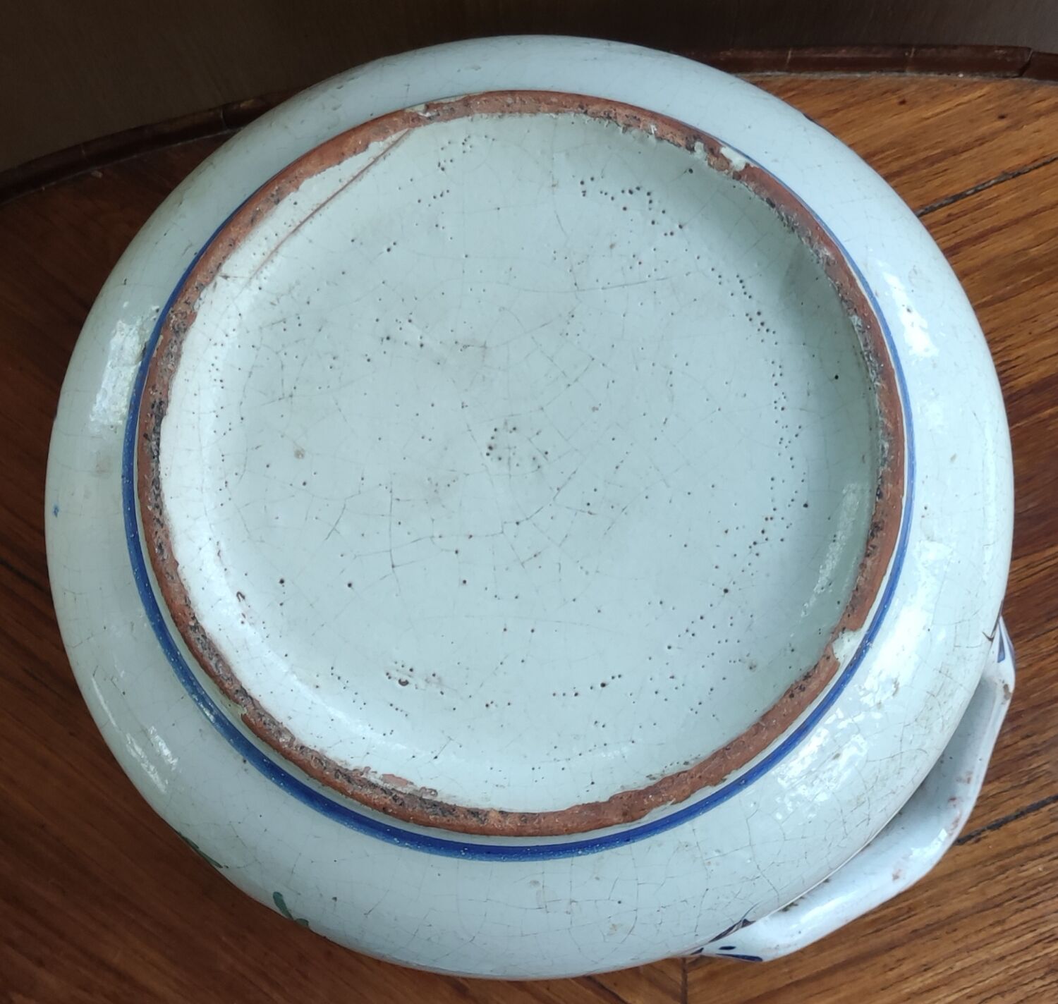 Ancienne soupière vieux Rouen 19 ème siècle