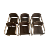 Ensemble de 6 chaises à manger kembo (gispen) ypsilon