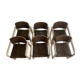 Ensemble de 6 chaises à manger kembo (gispen) ypsilon