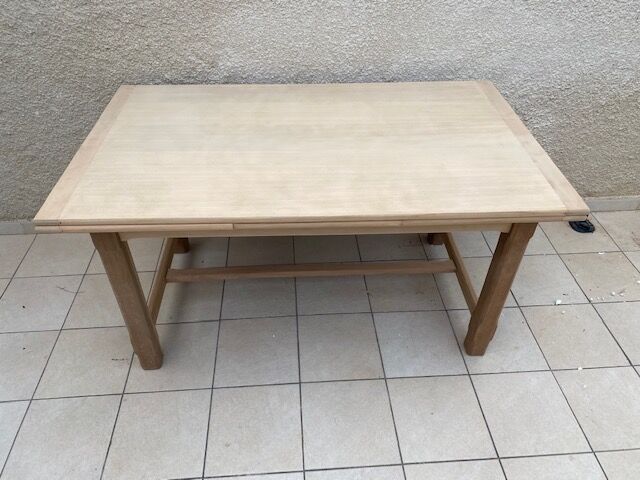 Extended farmhouse table