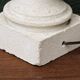 Stone baluster lamp base