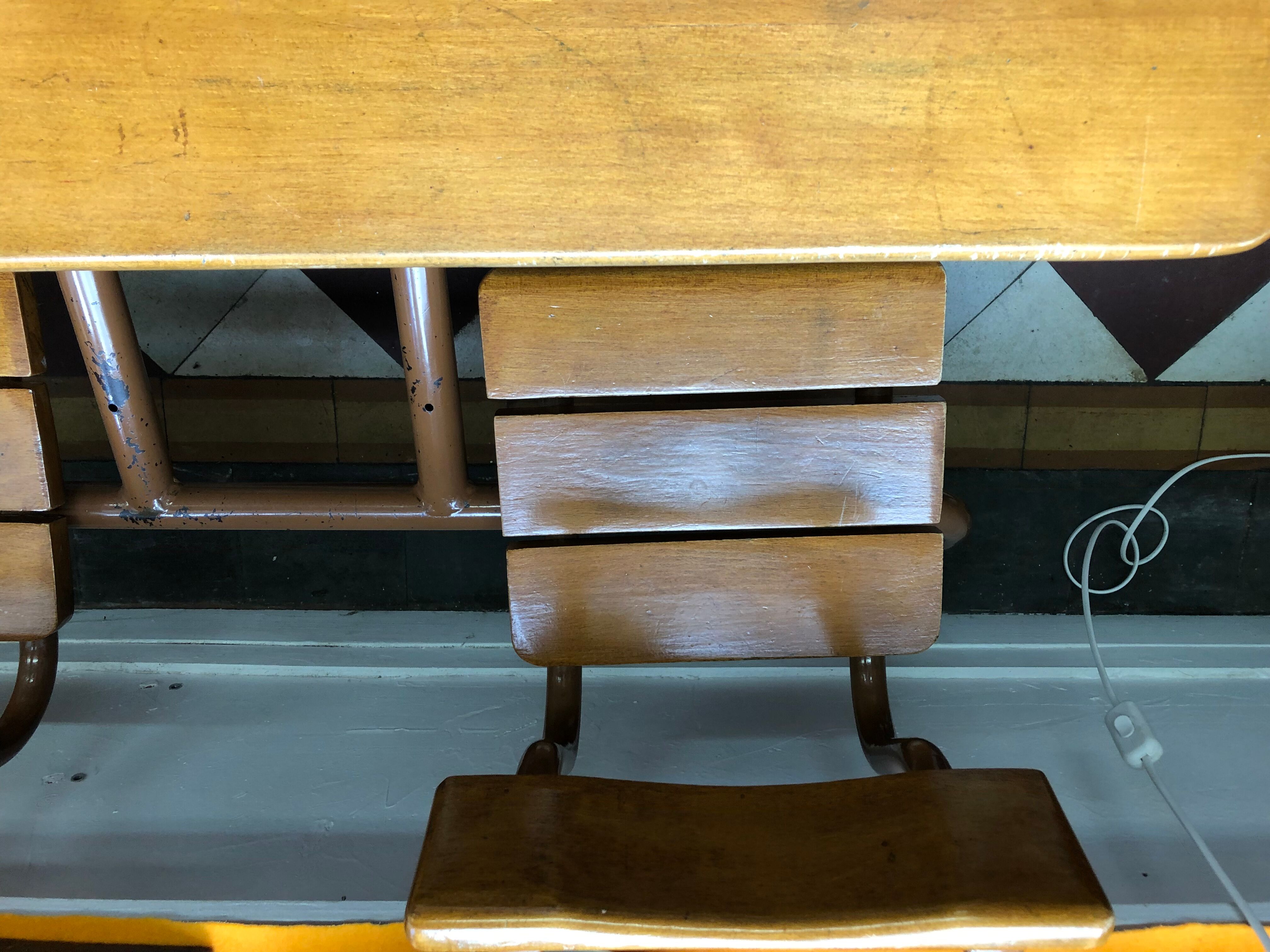 Bureau double d’écolier