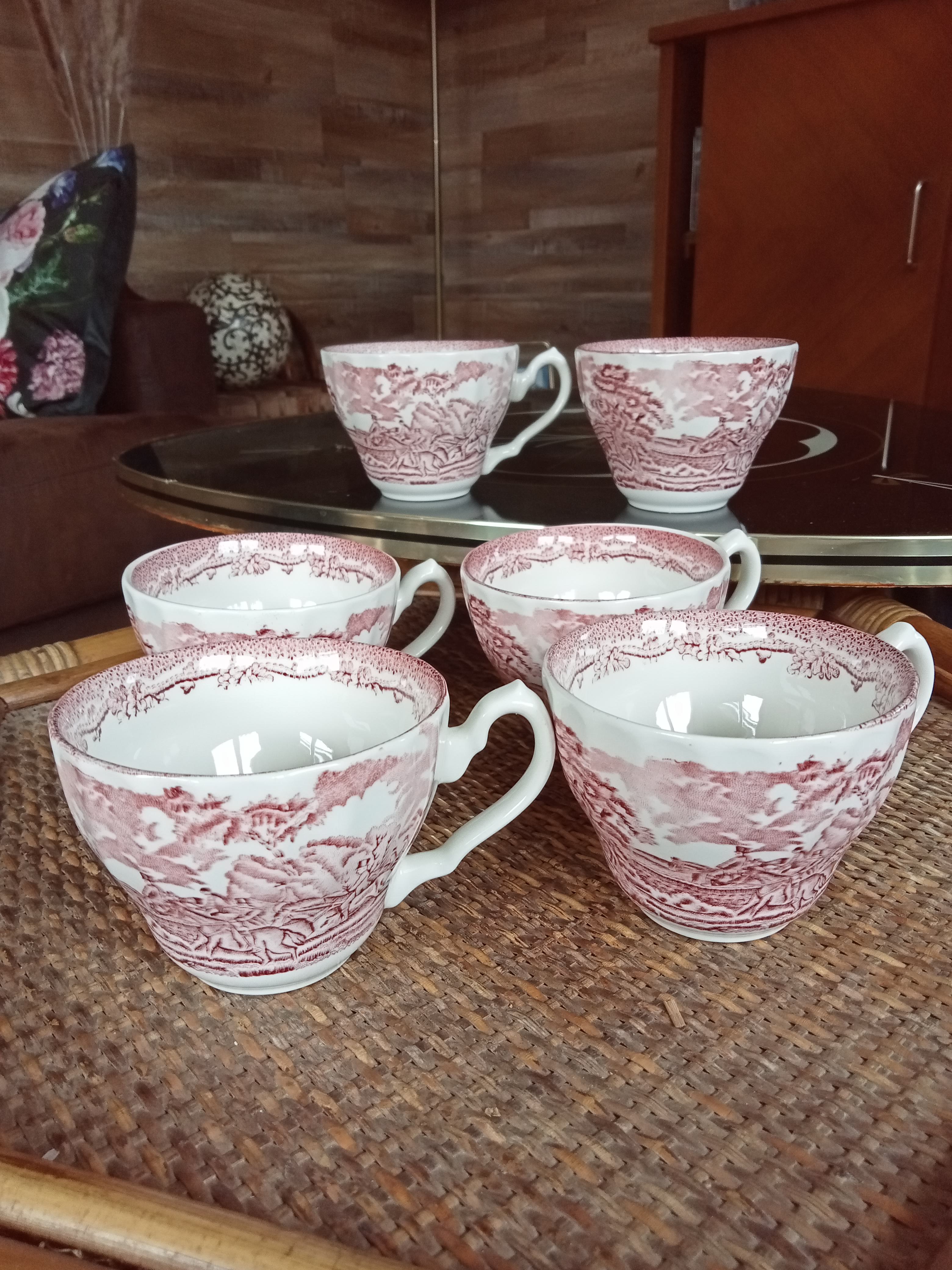 English coffee cups
