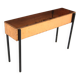 Scandinavian metal planter Sweden, 1960