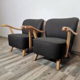 Mid-Century Armchairs, 1950's, Set of 2