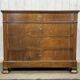 Commode Louis Philippe fin XIXème en noyer et sapin