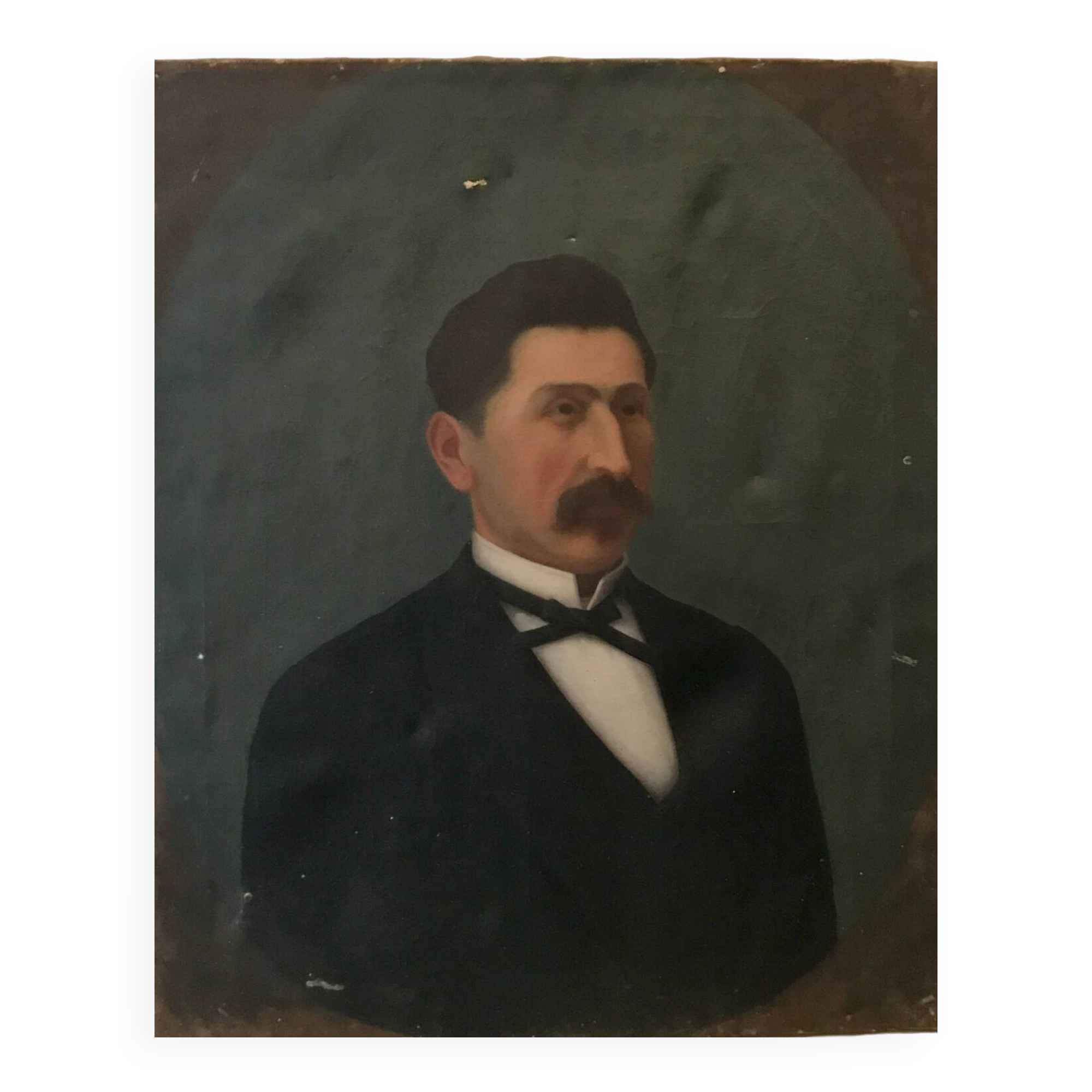 Portrait of a man, oil on canvas