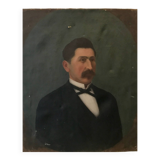 Portrait of a man, oil on canvas