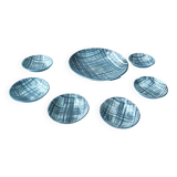 vintage ceramic couppelles and dish , Pornic
