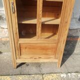 Parisian cabinet glazed raw wood