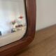 Vintage Danish Teak mirror - organic shapes