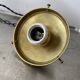 OLD VINTAGE ART-DECO XL HALF-SPHERE SUSPENSION LAMP