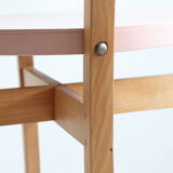 Chaise bistrot vintage en bois