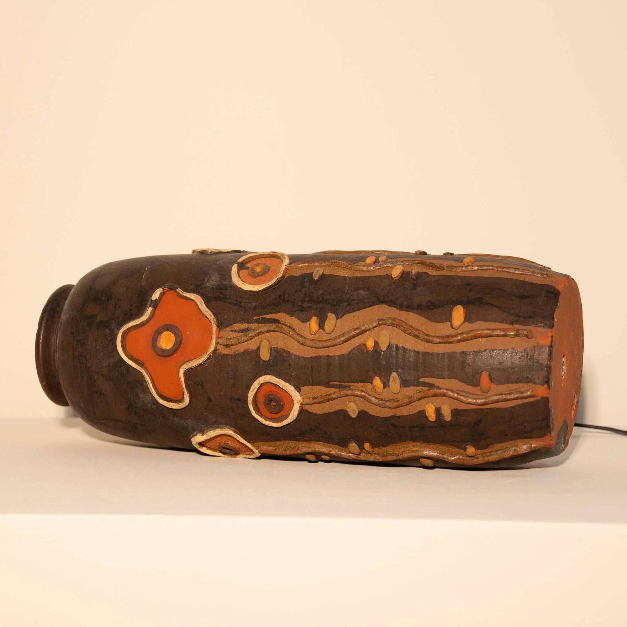 Unique Italian Ceramic Floor/Table Lamp – Dimmable