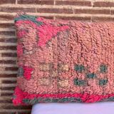 Magnifique coussin Kilim berbère vintage du Maroc