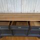 Restored solid oak enfilade