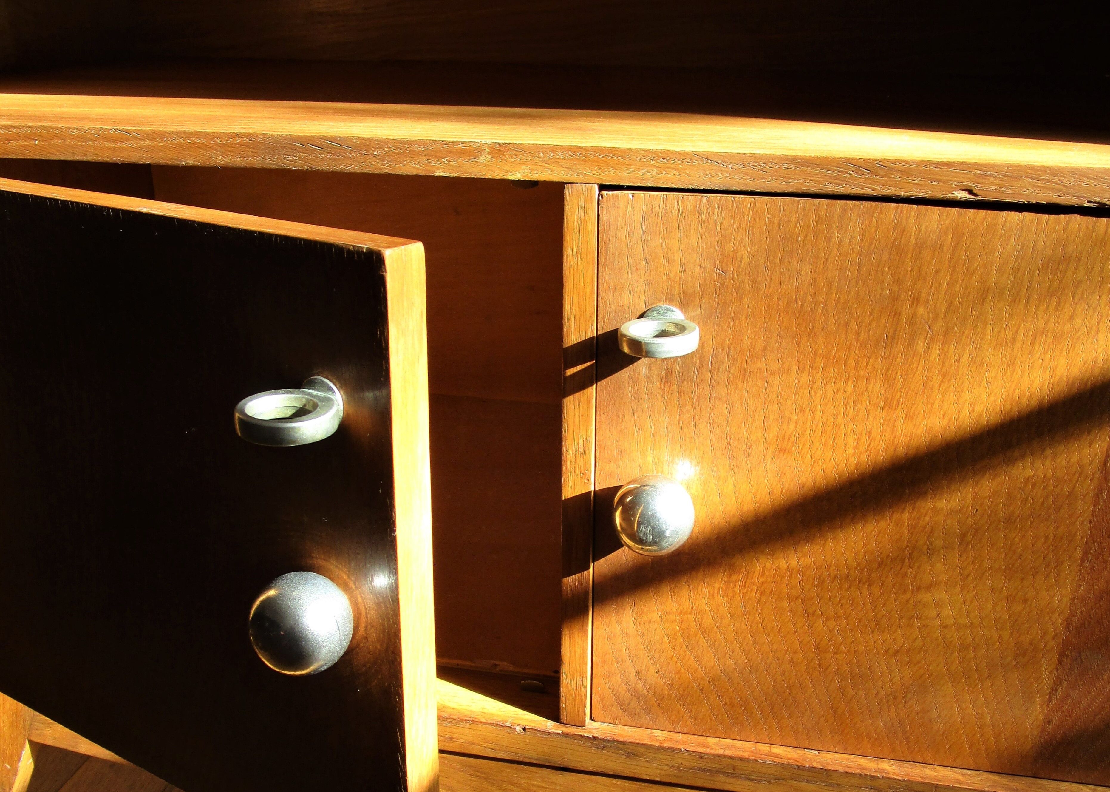 Buffet oak feet compas vintage 60s