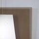 Vintage smoked glass mirror, Italian design, 1960s.