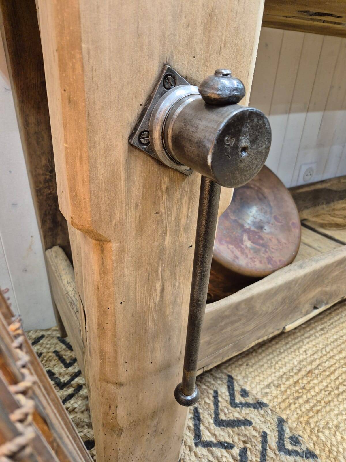 Old carpenter's workbench