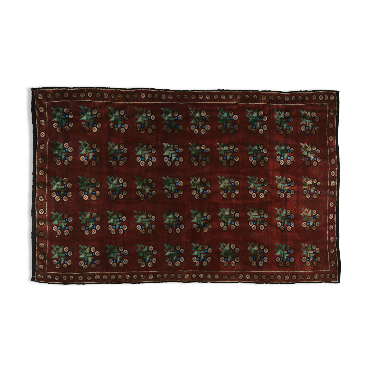 Anatolian handmade kilim rug 321 cm x 204 cm